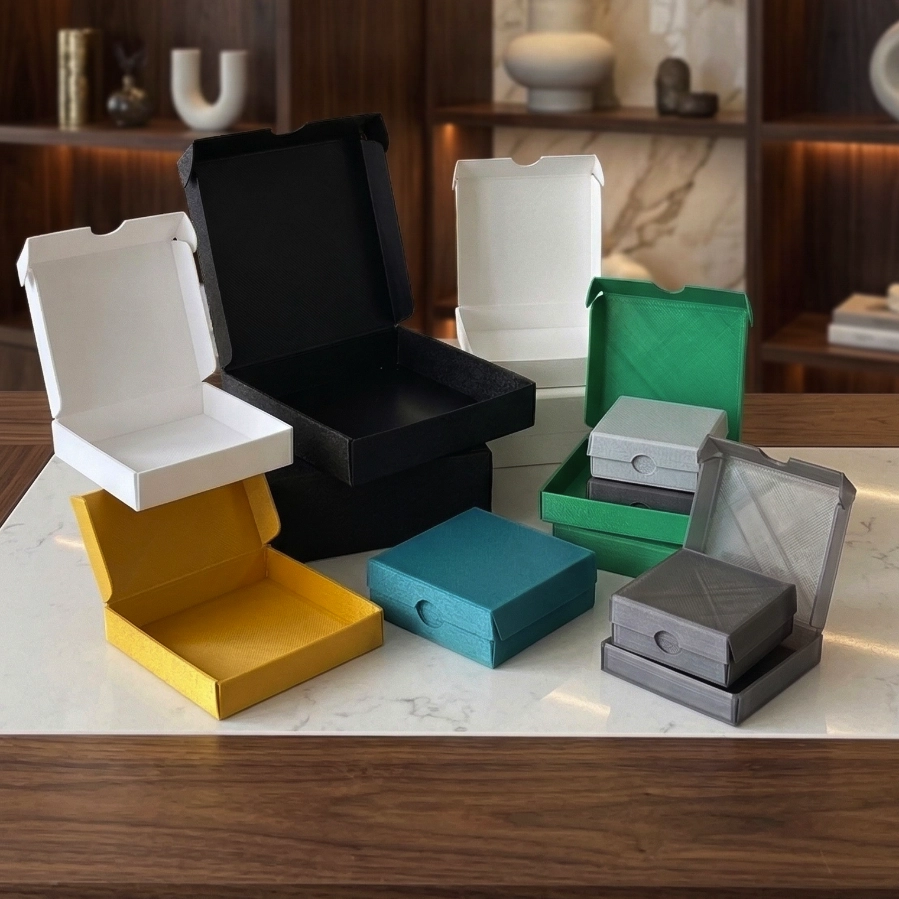 Caixa de Embalagem Premium em PLA – Ecológica e Personalizável