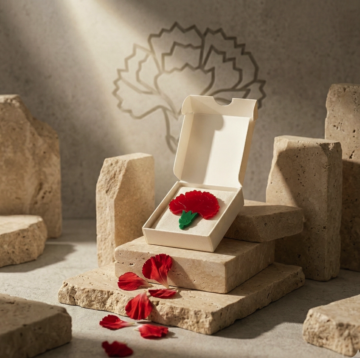 Pin / Iman Cravo 25 de Abril – O Símbolo da Liberdade Renovado