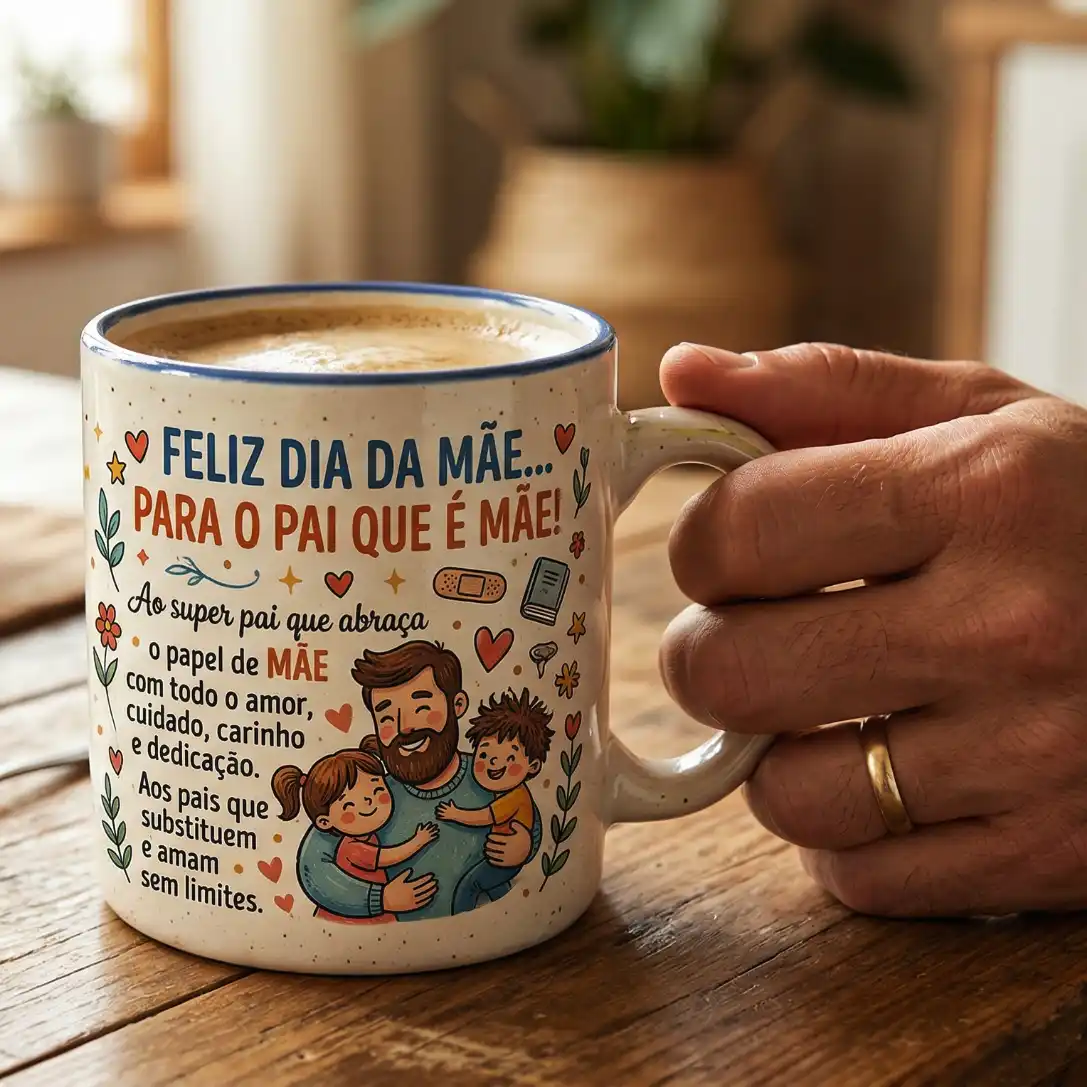 Caneca Personalizada "Pai que é Mãe"