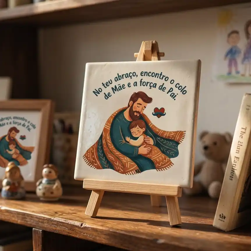 Azulejo Personalizado – "No Teu Abraço"