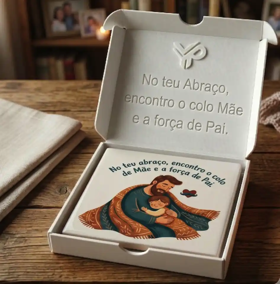 Íman Personalizado – "No Teu Abraço"
