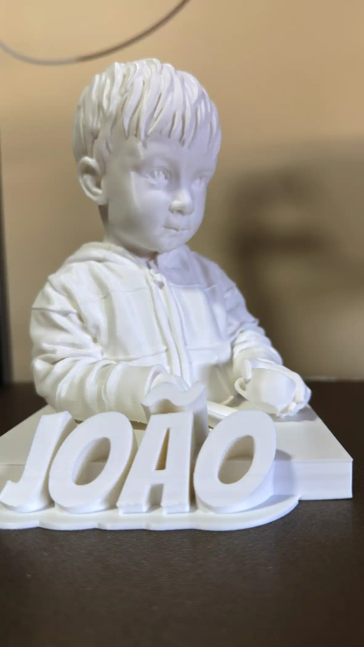 Busto Personalizado em 3D a partir de Foto – Estátua Exclusiva em PLA