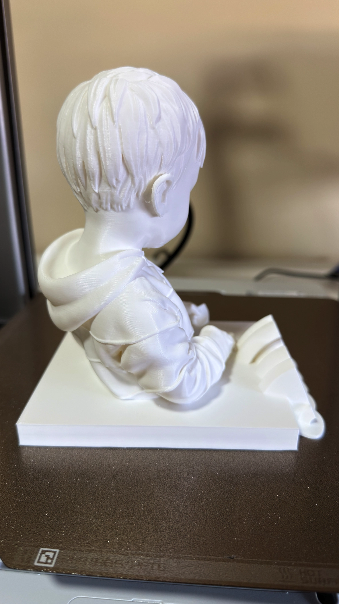Busto Personalizado em 3D a partir de Foto – Estátua Exclusiva em PLA - Image 3