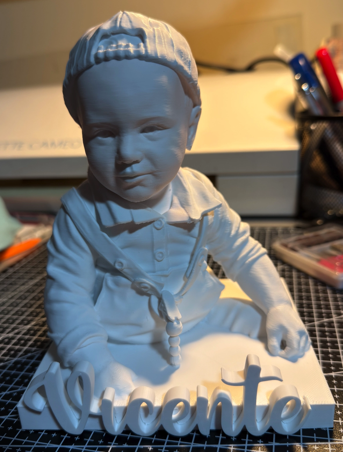 Busto Personalizado em 3D a partir de Foto – Estátua Exclusiva em PLA - Image 5