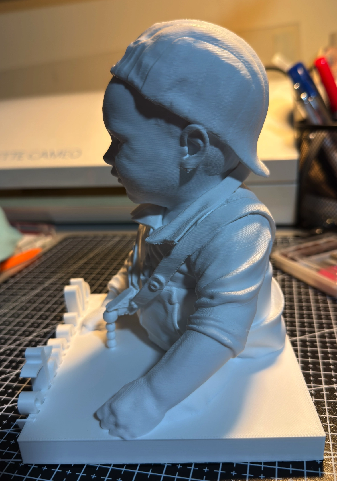 Busto Personalizado em 3D a partir de Foto – Estátua Exclusiva em PLA - Image 6